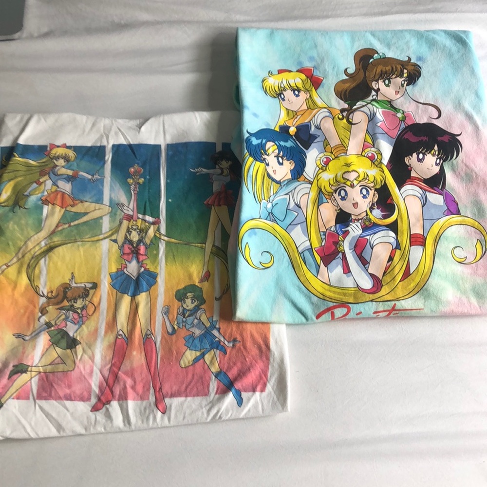Sailor Moon Bundle Tshirts Primitive / Hot Topic